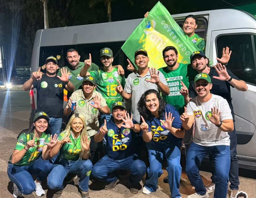 A “ Tropa do 15 “  mostra presença e mobilização em Catalão