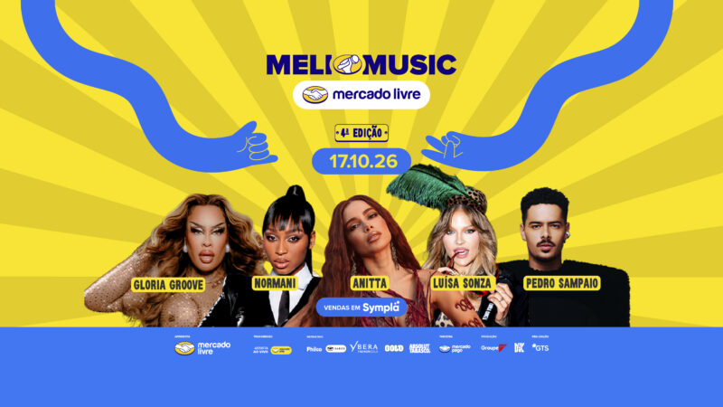 Meli Music 2026 reúne Anitta, Normani e estrelas do pop em São Paulo