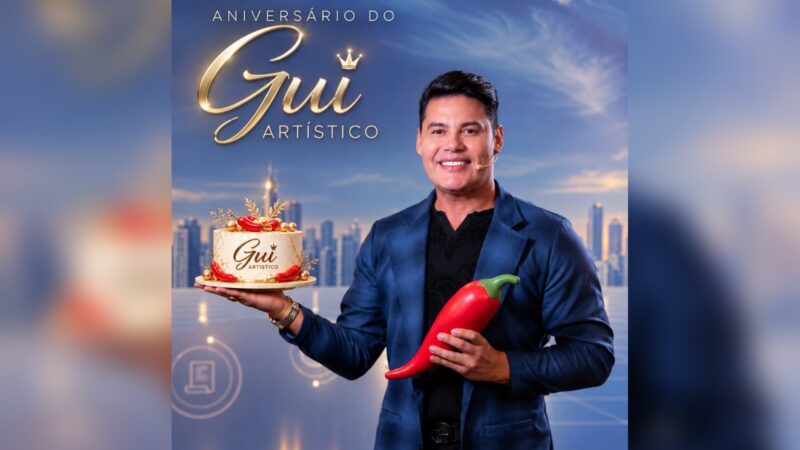 Gui Artístico, a “Pimenta do Brasil”, está em clima de festa!