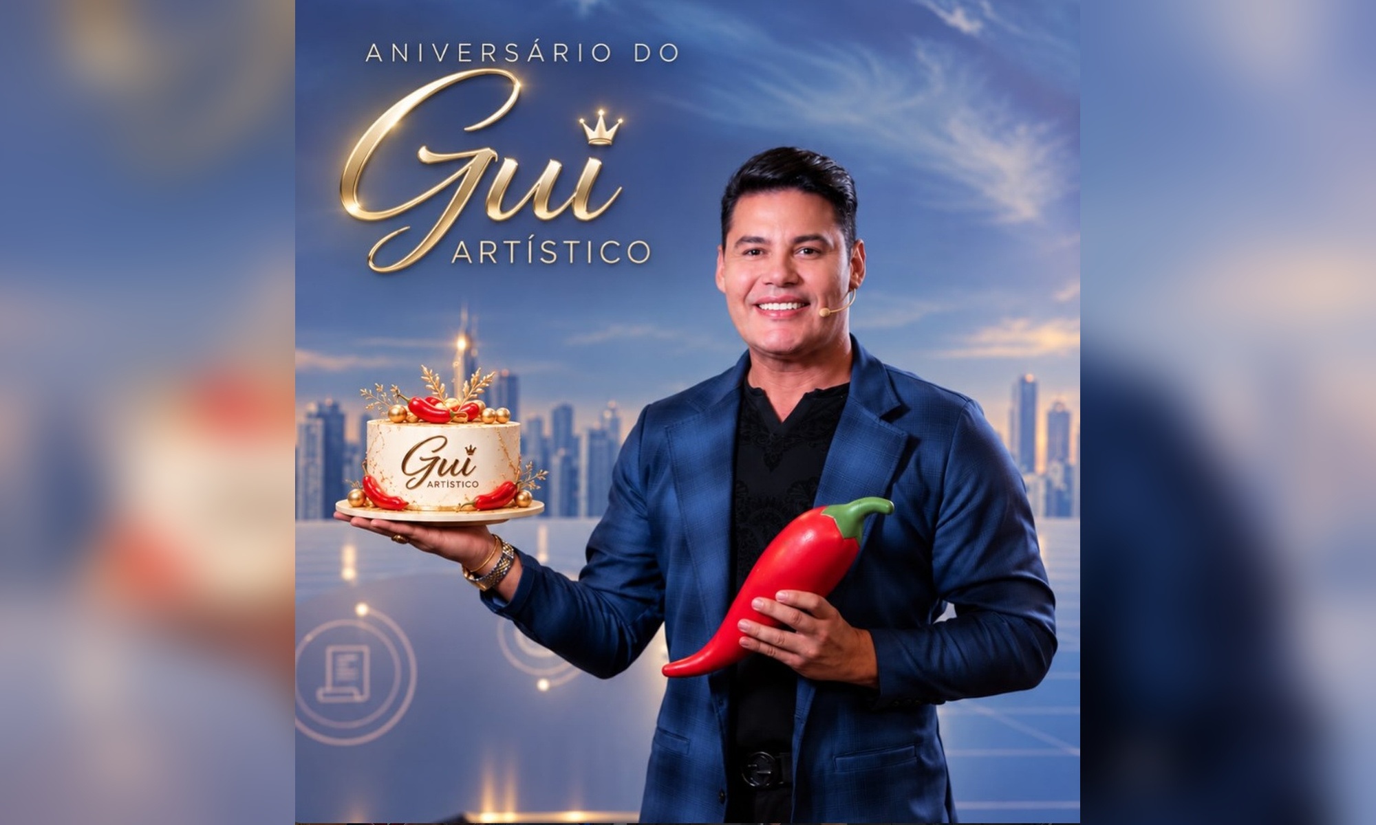 Gui Artístico, a “Pimenta do Brasil”, está em clima de festa!