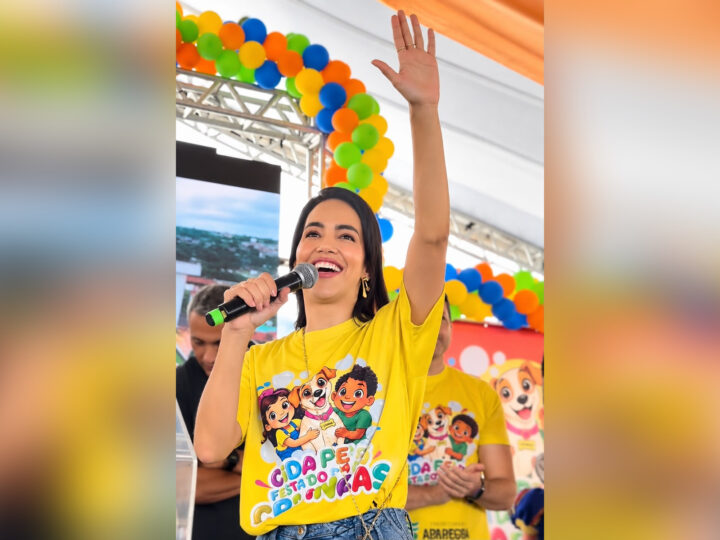 Leandro Vilela e Lana Bezerra celebram o Dia das Crianças com festa, brincadeiras e distribuição de prêmios em Aparecida de Goiânia