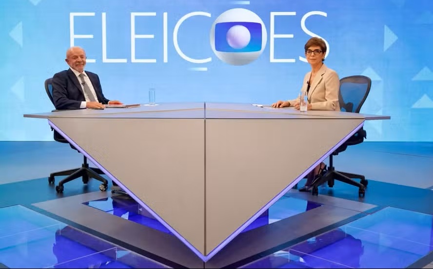 Sabatina com Lula é a maior audiência da TV Globo na quinta-feira (15/10)