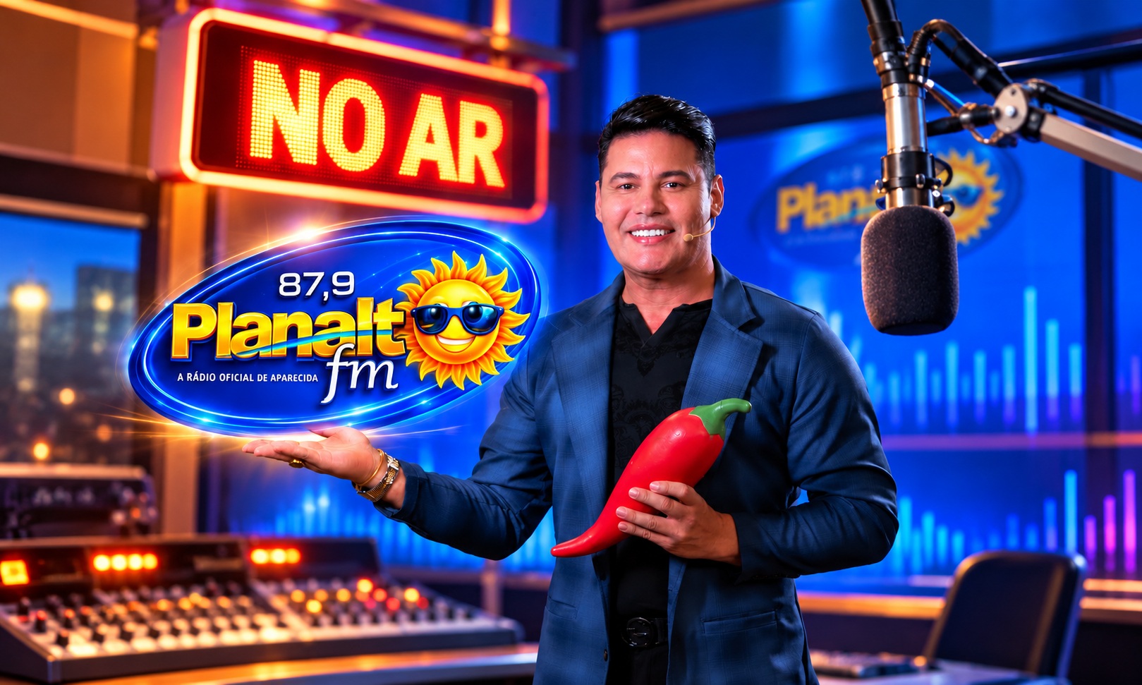 Gui Artístico amplia atuação na comunicação e estreia o “Pimenta da Planalto” na Rádio Planalto FM