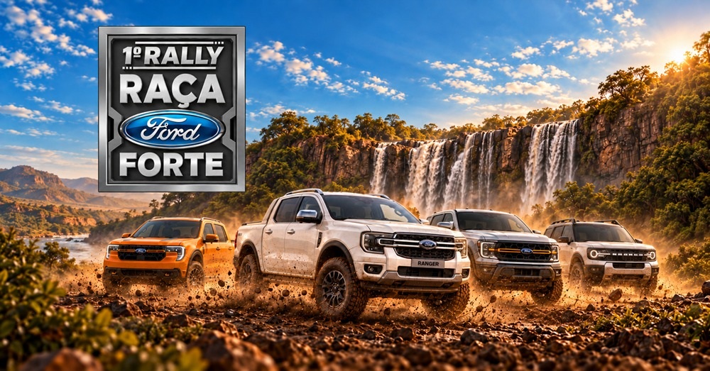 “1º Rally Raça Forte Ford” reúne aventura e veículos da marca em percurso de 140 km pelo Cerrado goiano