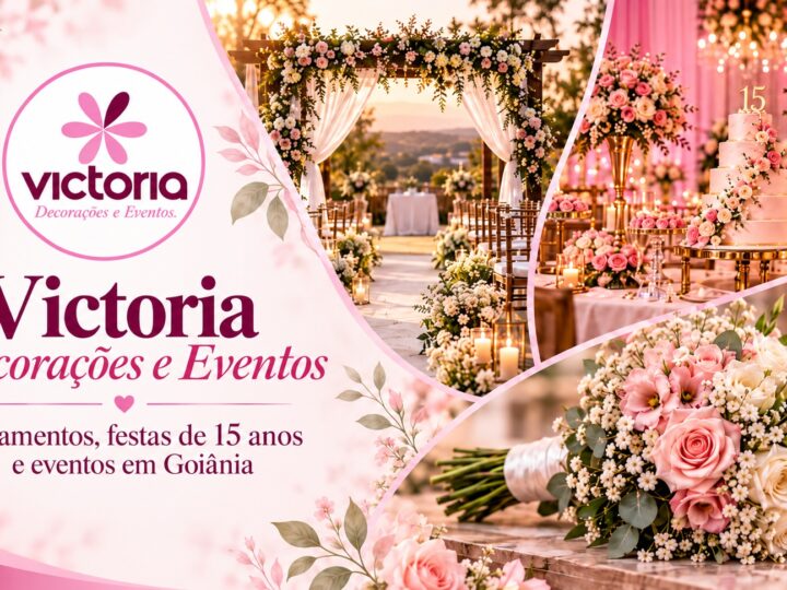 Decoração de casamentos, aniversários e festas em Goiânia com pacotes a partir de R$ 2 mil