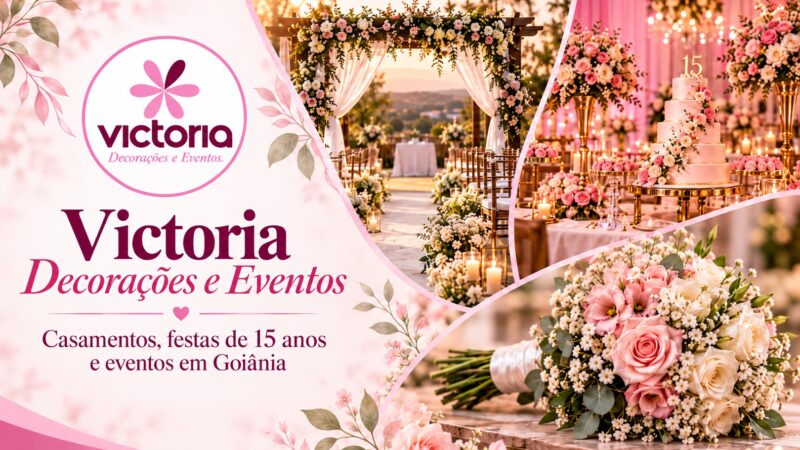 Decoração de casamentos, aniversários e festas em Goiânia com pacotes a partir de R$ 2 mil