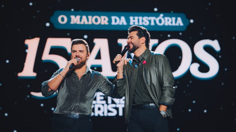 Zé Neto & Cristiano celebram 15 anos de carreira com show para mais de 40 mil pessoas em Brasília