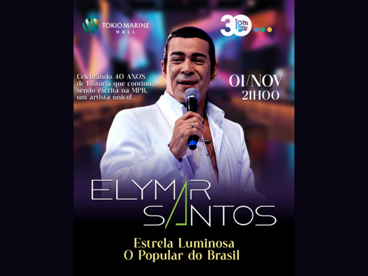 Elymar Santos celebra 40 anos de carreira com o show “Estrela Luminosa” em São Paulo